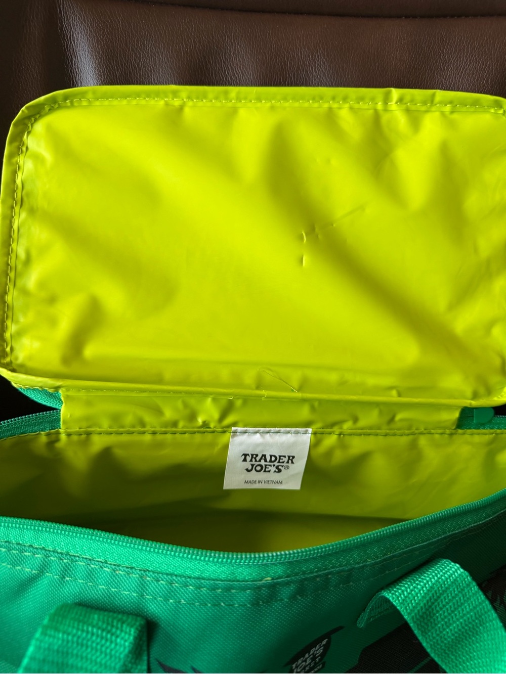 Trader Joe’s Limited Edition Emerald Insulated Mini Lunch Bag - Picture 5 of 12